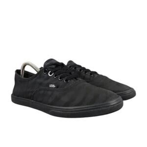 Vans Shoes Womens 9 Sneakers Authentic Lo Pro Black Zebra Canvas Skate Lifestyle